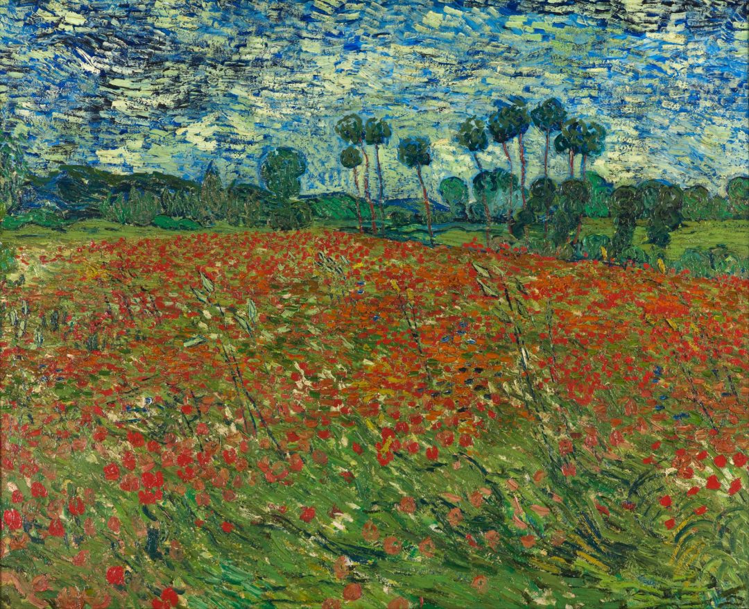 Campo con amapolas, Vincent van Gogh, Auvers 1890, Kunstmuseum Den Haag