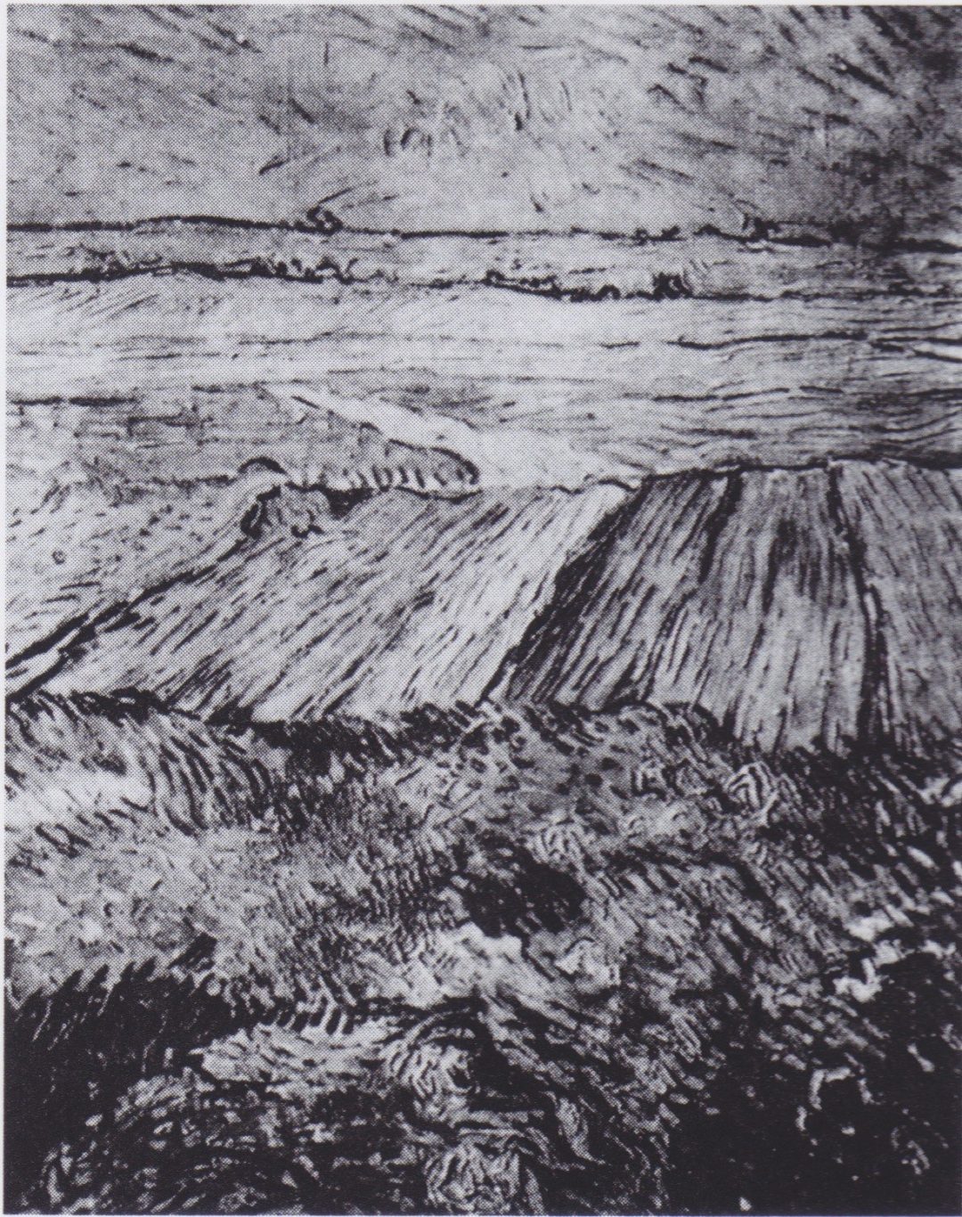 Campos de trigo, Van Gogh, 1890