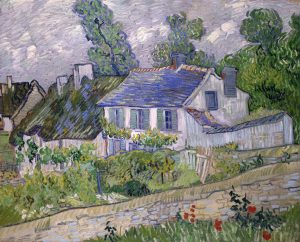 Casas en Auvers, de Van Gogh