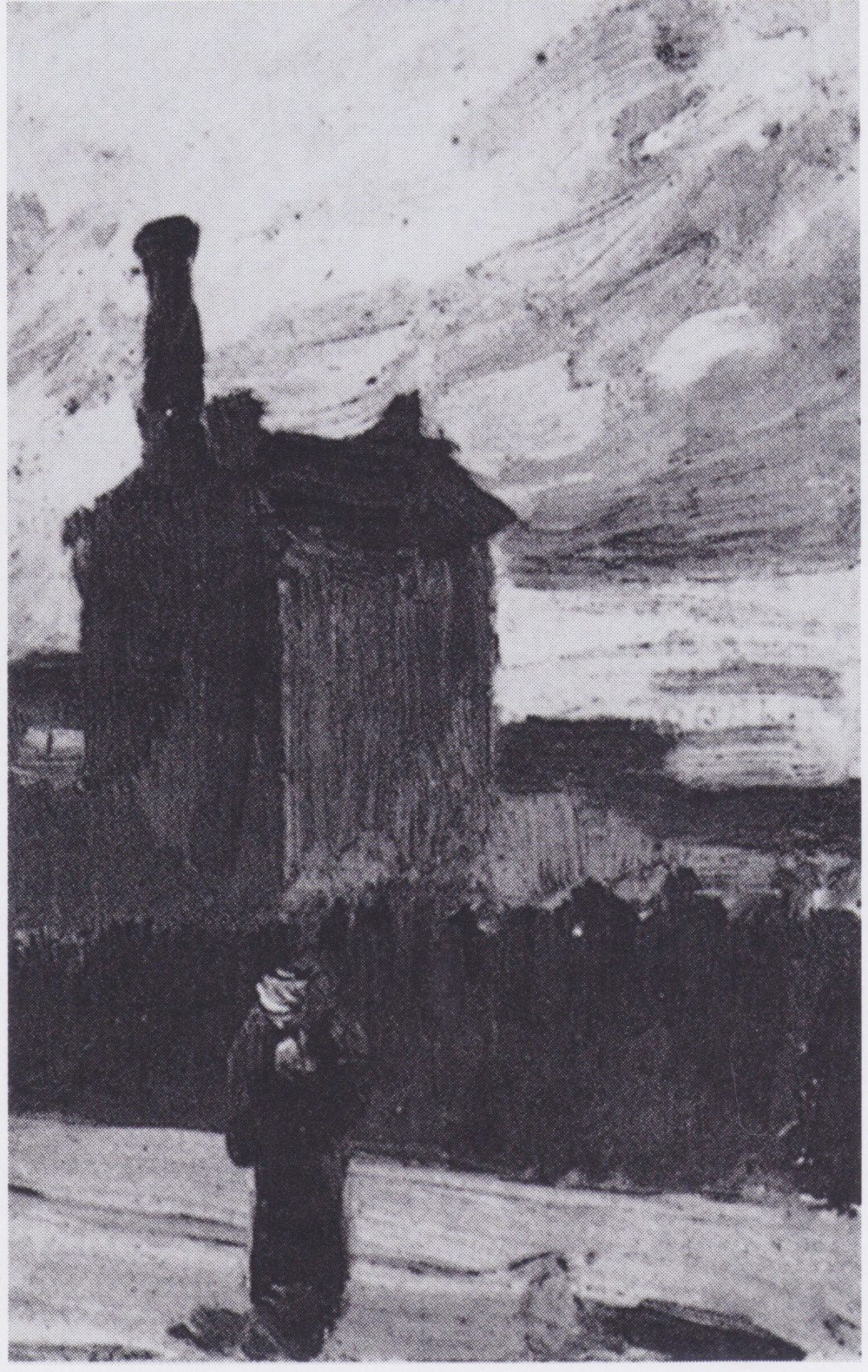 Crepúsculo antes de la tormenta, Montmartre, Van Gogh, 1886