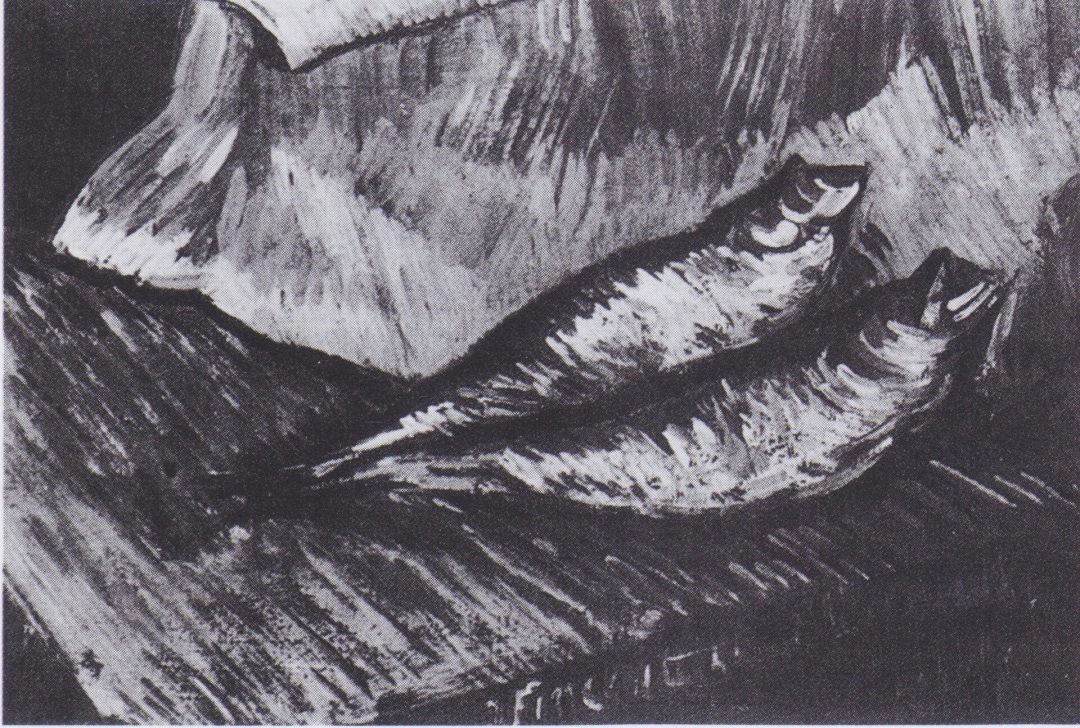 Dos arenques ahumados, Van Gogh, 1889