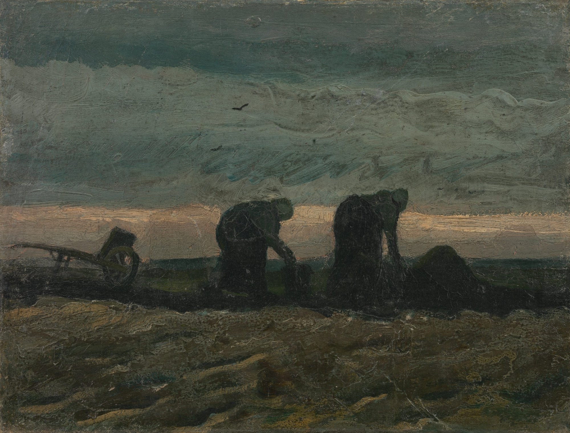 Dos mujeres en el brezal, de Van Gogh, 1883