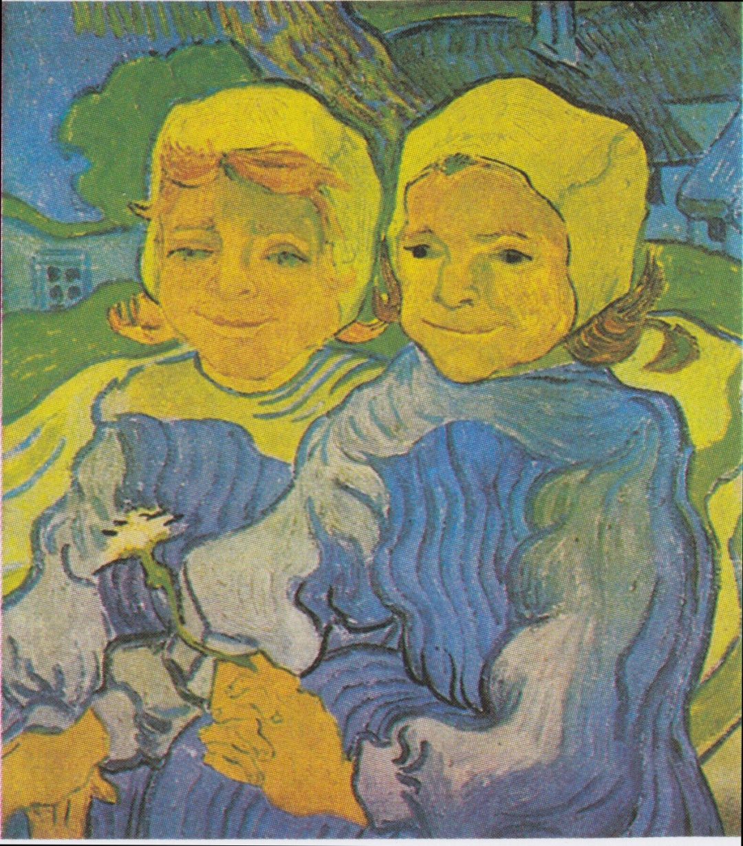 Dos niños, Van Gogh, 1890
