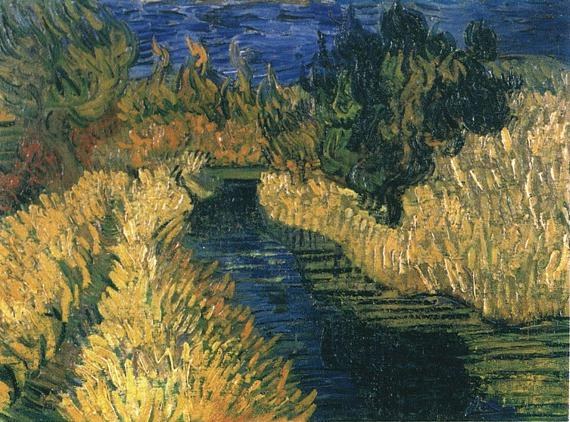 El arroyo, Van Gogh, 1890