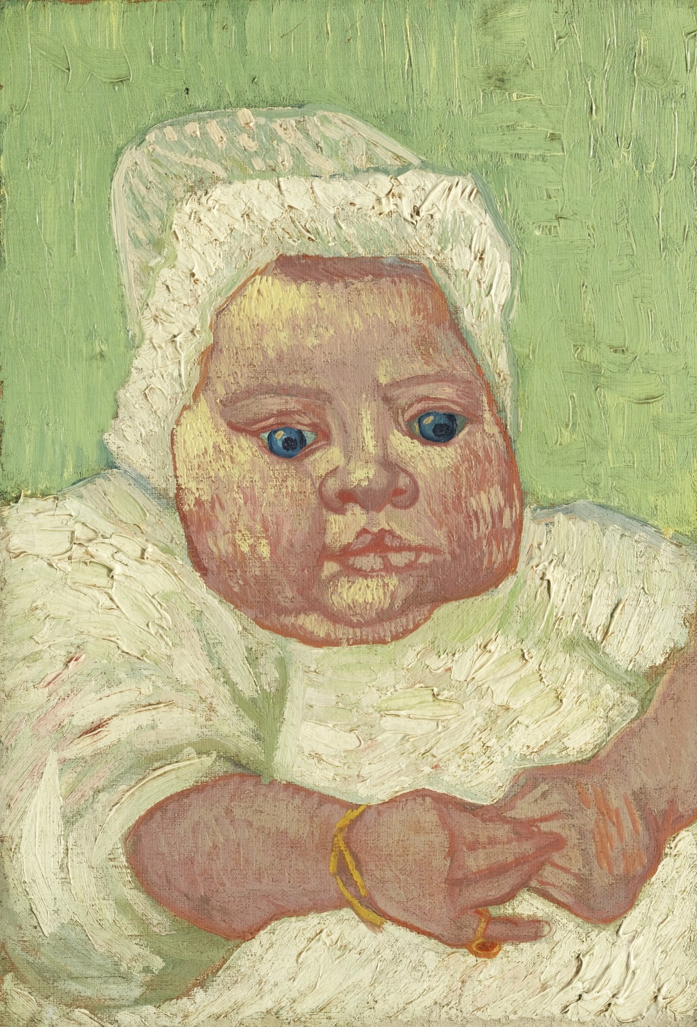 El bebé Marcelle Roulin, Van Gogh, 1888, colección privada