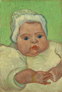 El bebé Marcelle Roulin, de Van Gogh