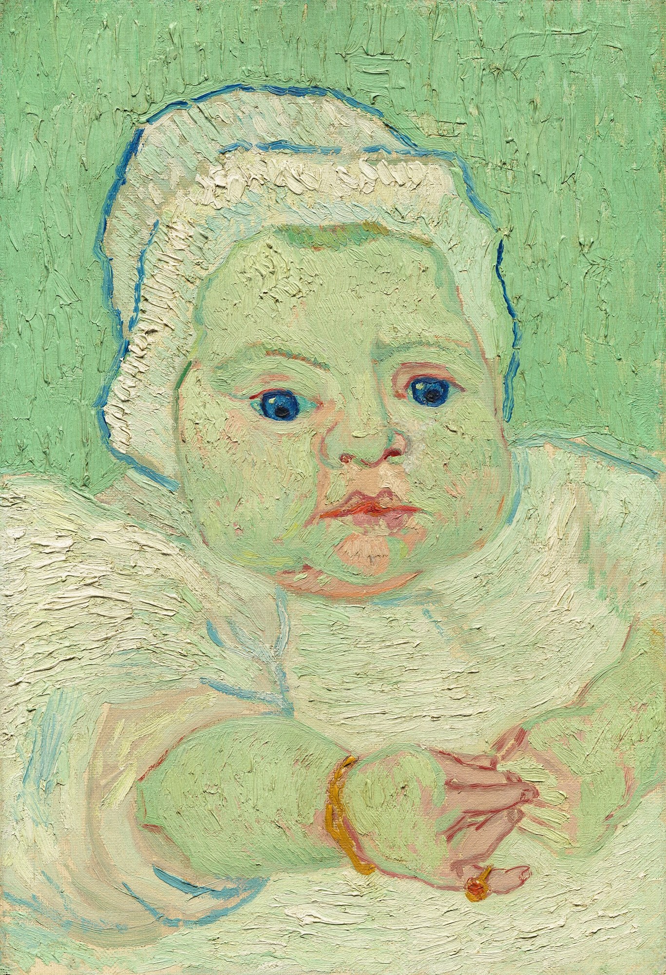 El bebé Marcelle Roulin, Van Gogh, 1888, National Gallery of Art