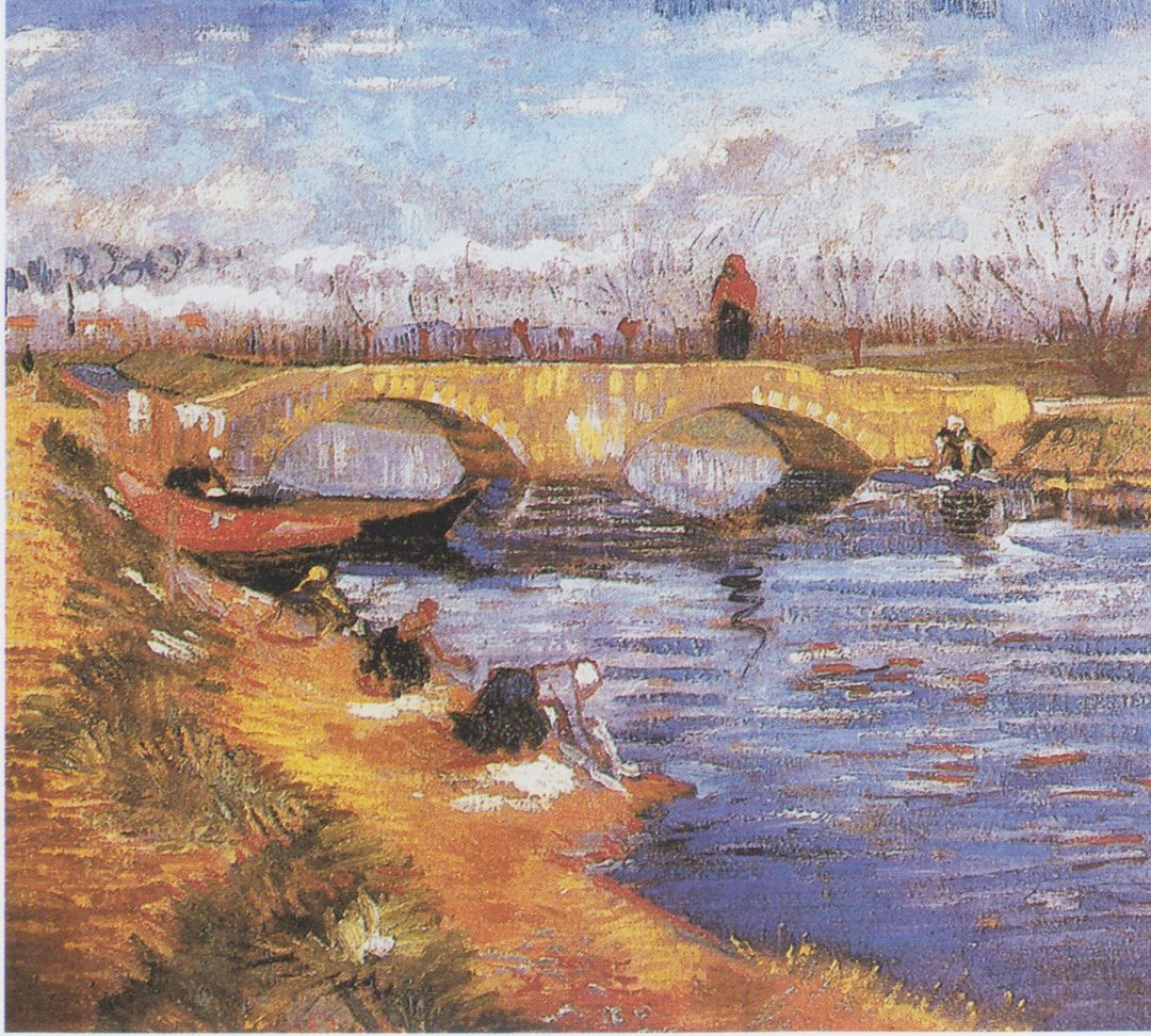El puente de Gleize sobre el canal de Vigueirat, Van Gogh, Arlés, 1888, Museo de Arte Pola