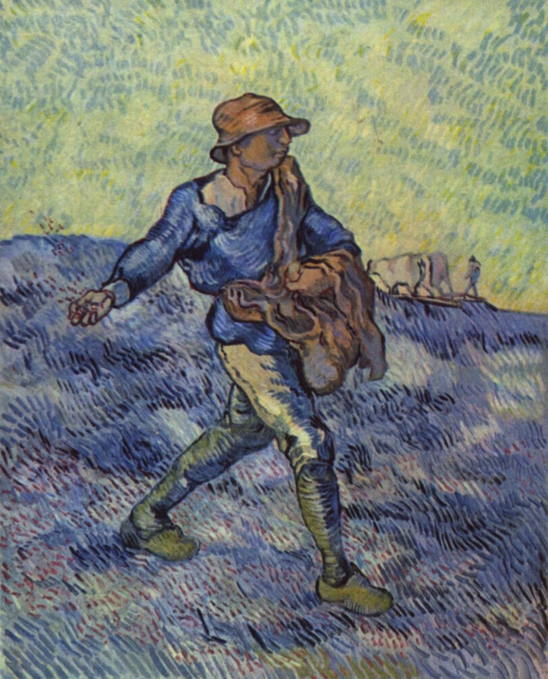 El sembrador, según Millet, segunda versión, Van Gogh, 1890
