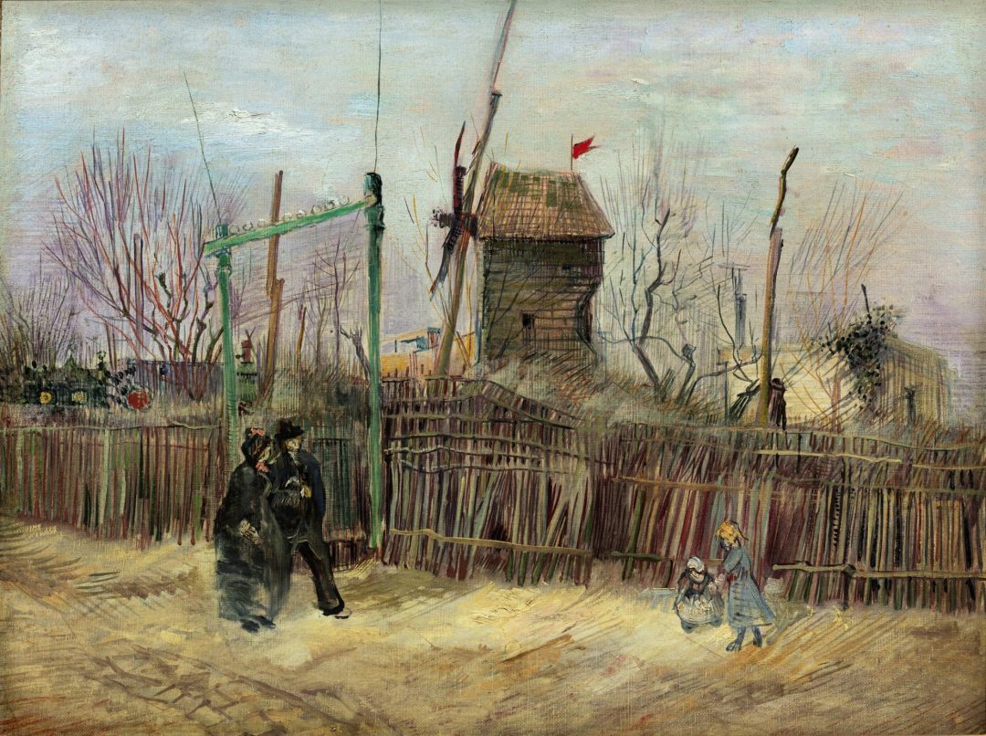 Escena callejera en Montmartre, Vincent van Gogh, 1887