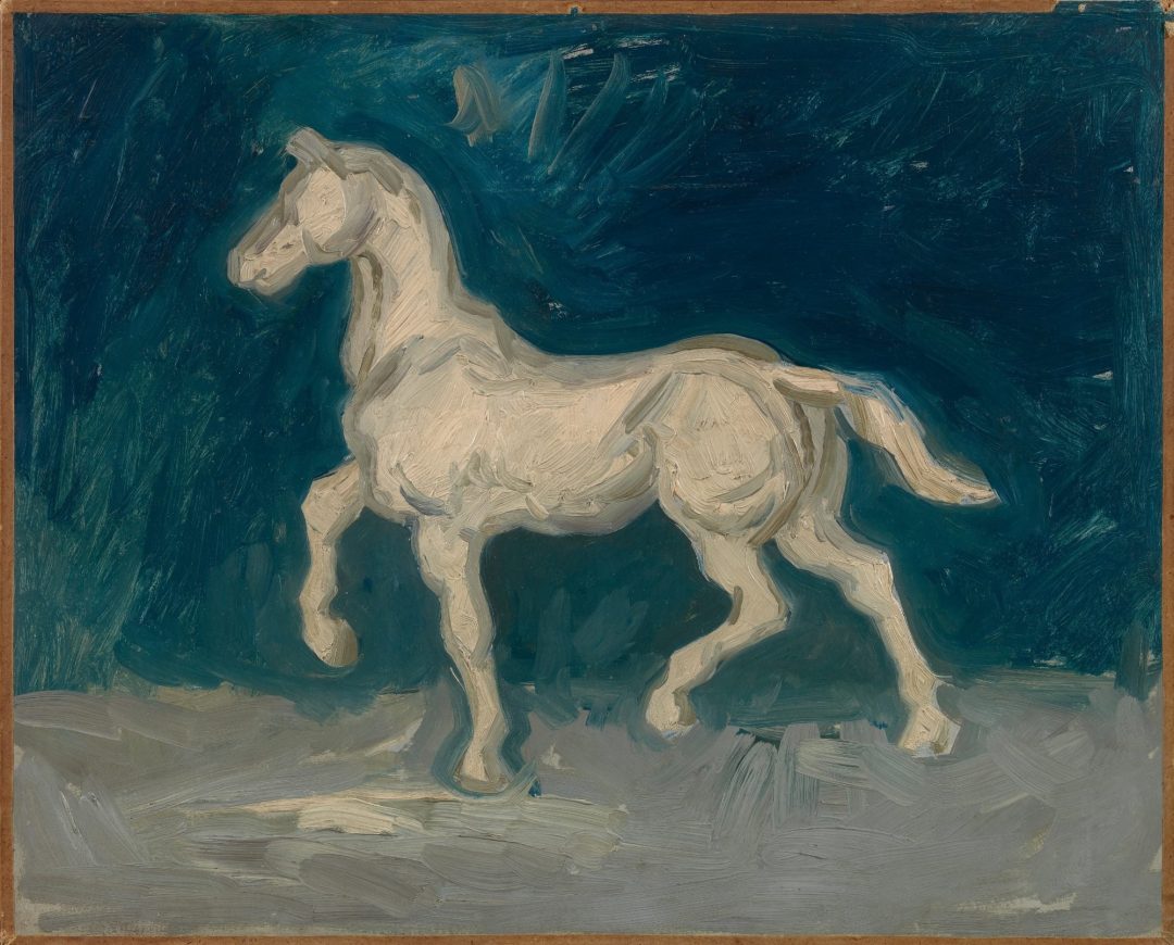 Estatuilla de escayola de un caballo, Vincent van Gogh, 1886, Museo Van Gogh