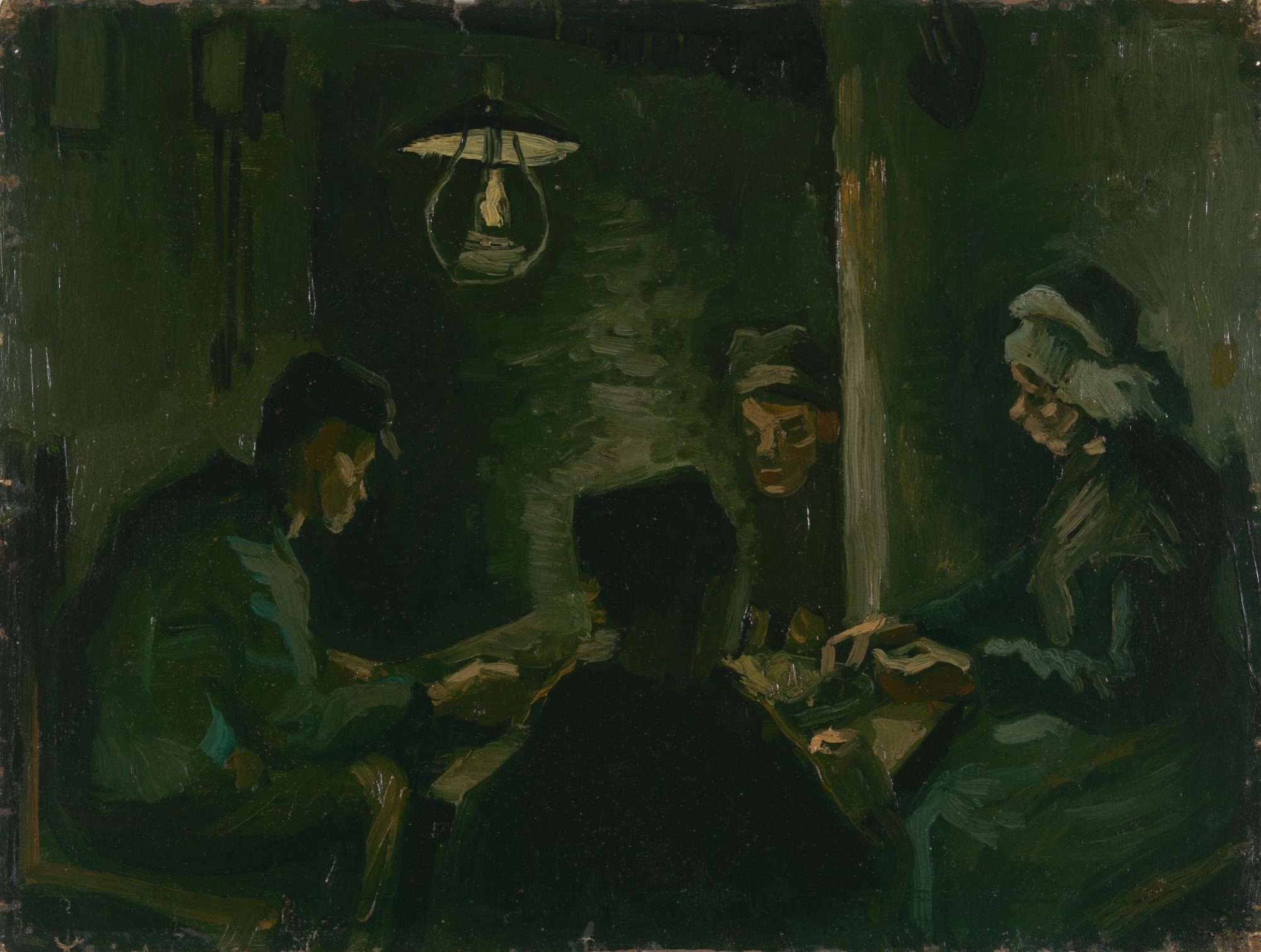 Estudio para Los comedores de patatas, Vincent van Gogh, 1885, Museo Van Gogh
