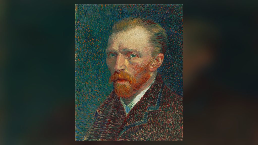 Autorretrato de Van Gogh (1889), papel de parede em alta resolução