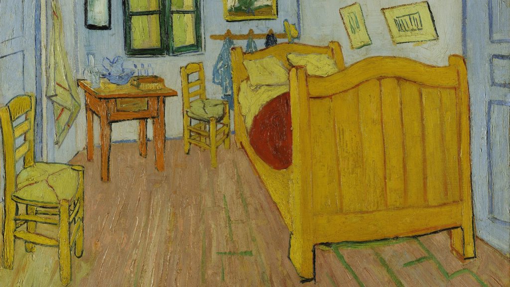 Quarto em Arles de Van Gogh (1888), papel de parede em alta resolução