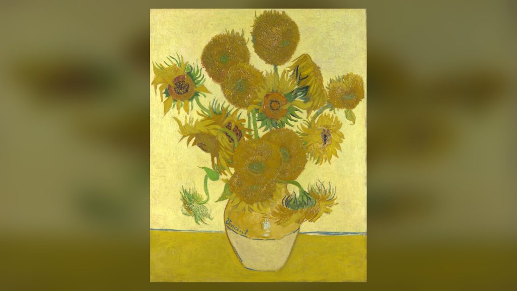 Os Girassóis de Van Gogh (1888), papel de parede em alta resolução