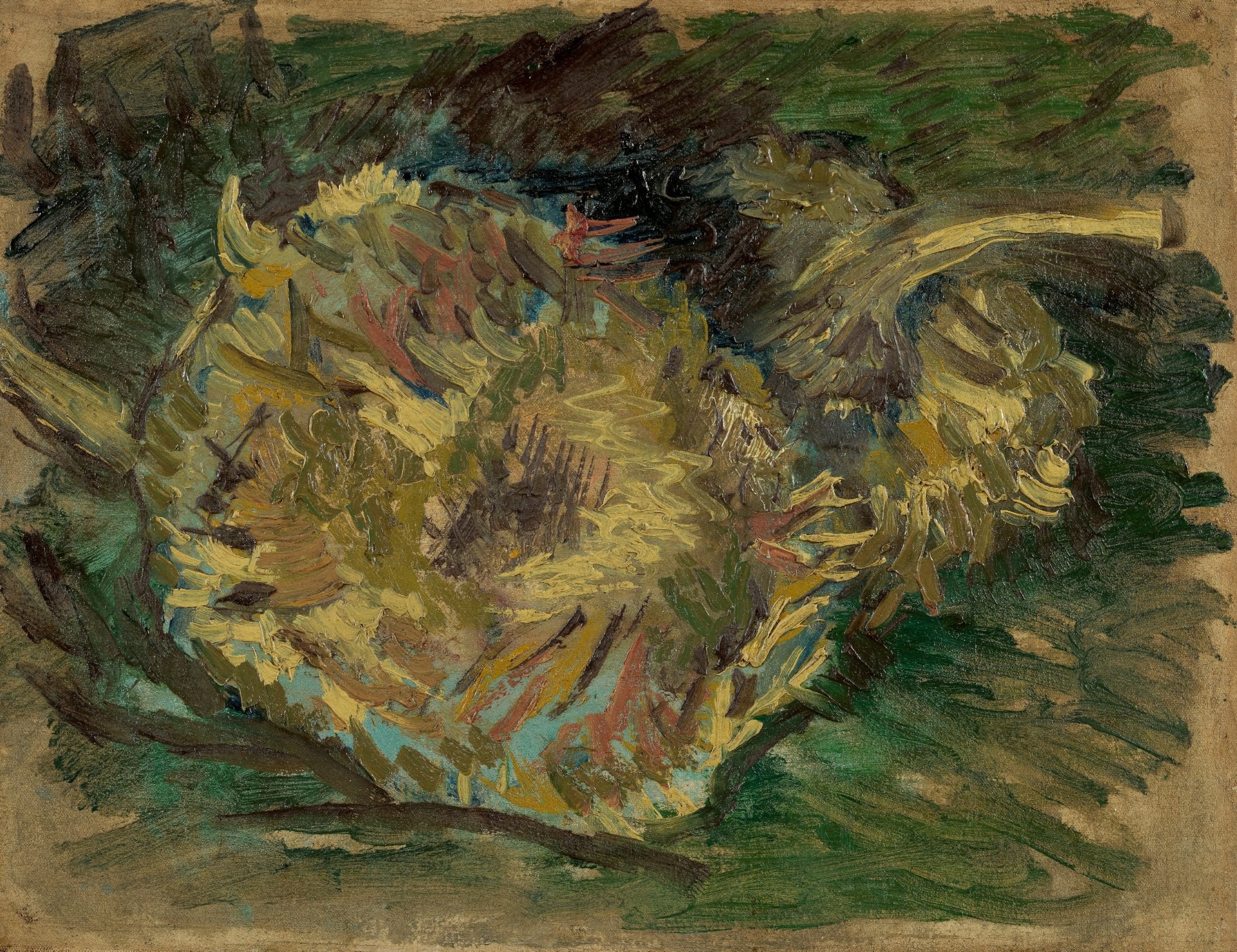 Girasoles que se convirtieron en semilla, Vincent van Gogh, 1887, Museo Van Gogh