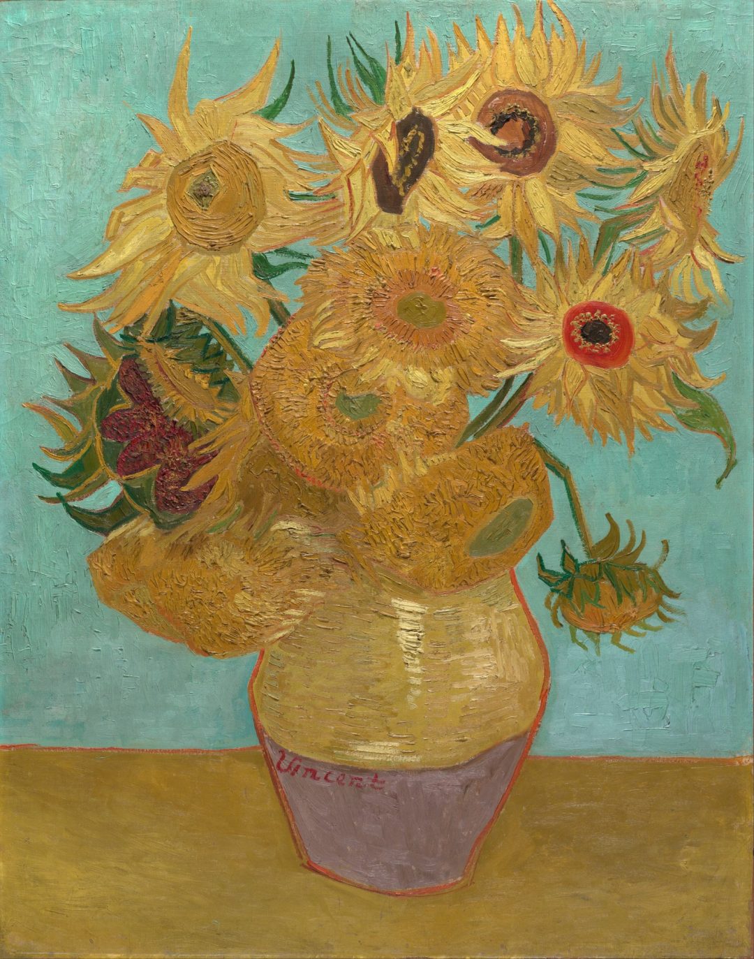 Girasoles, Van Gogh, 1889, Philadelphia Museum of Art