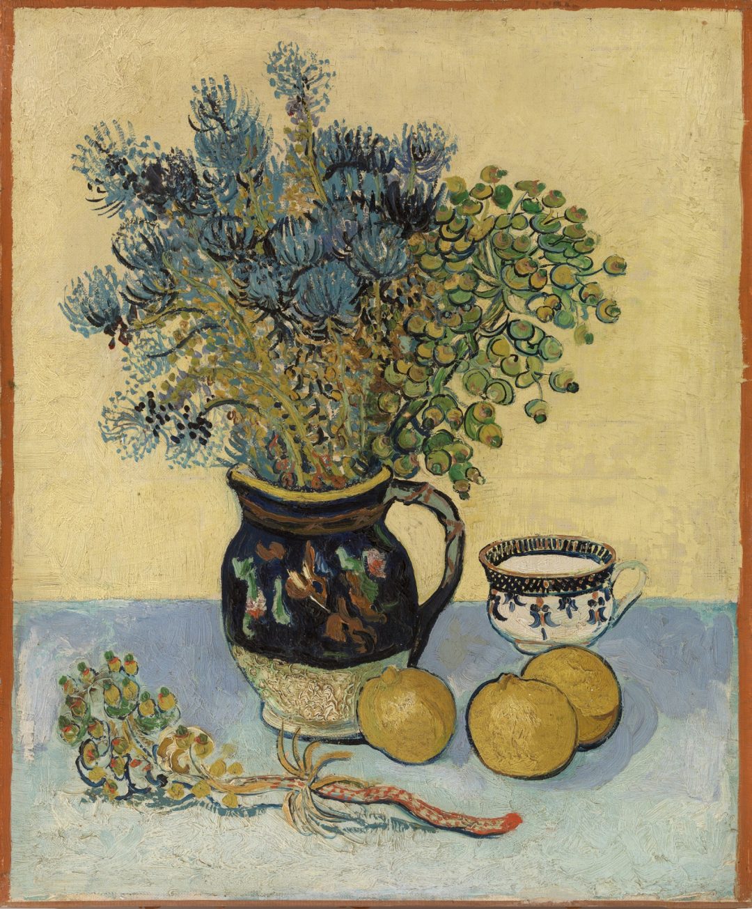 Jarra de mayólica con flores silvestres, Vincent van Gogh, 1888, Fundación Barnes