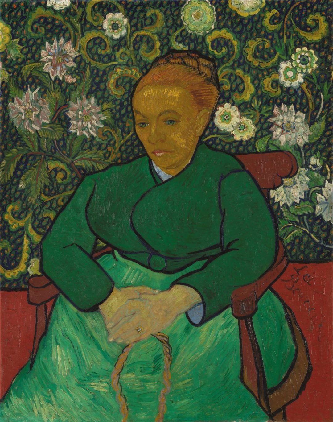 La Berceuse (retrato de Augustine Roulin), Vincent van Gogh, 1888-1889, Museo Kröller-Müller