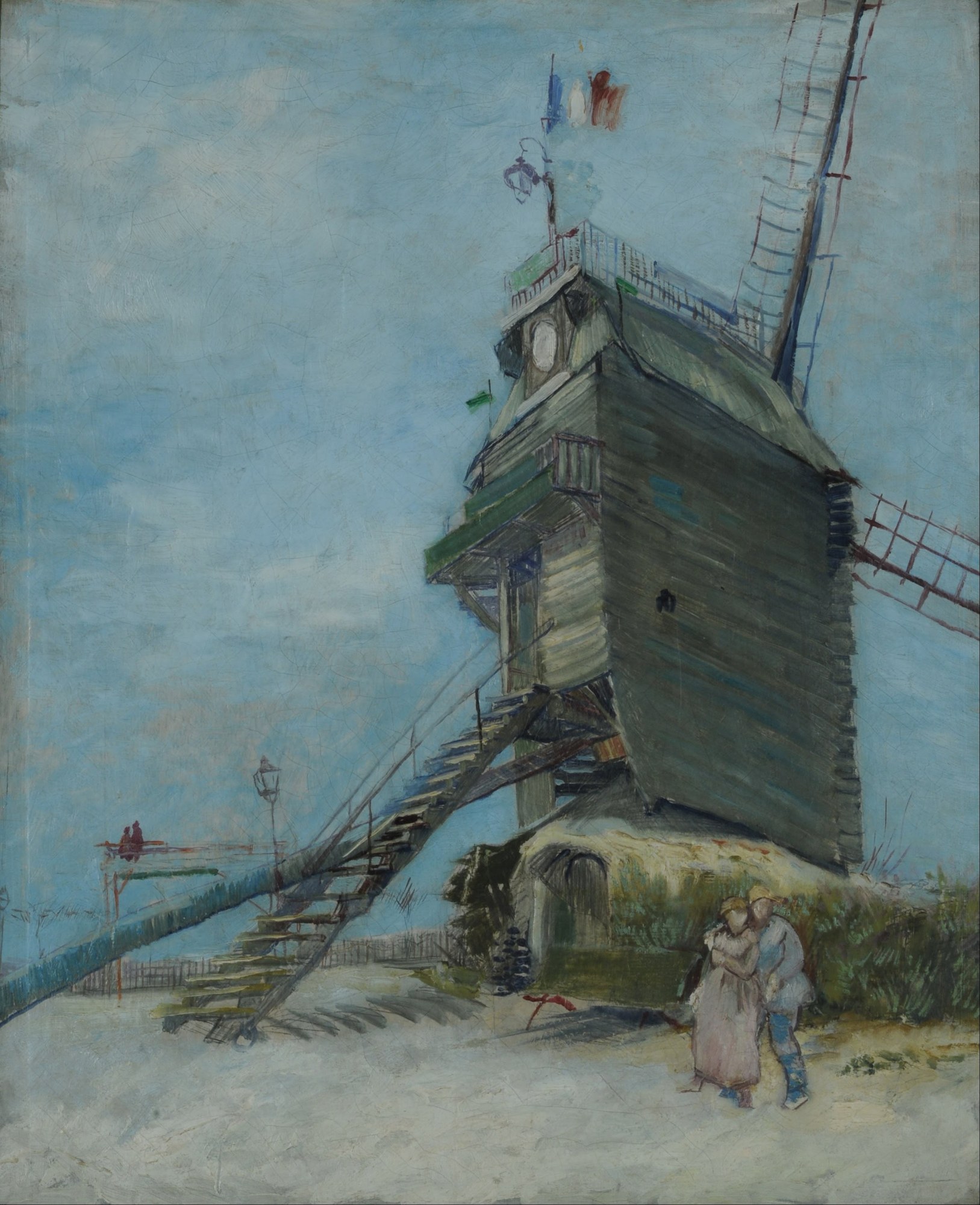 Le Moulin de la Galette, Vincent van Gogh, 1886, Museo Nacional de Bellas Artes de Buenos Aires
