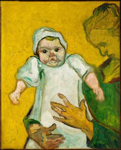Madame Roulin con su bebé, de Van Gogh