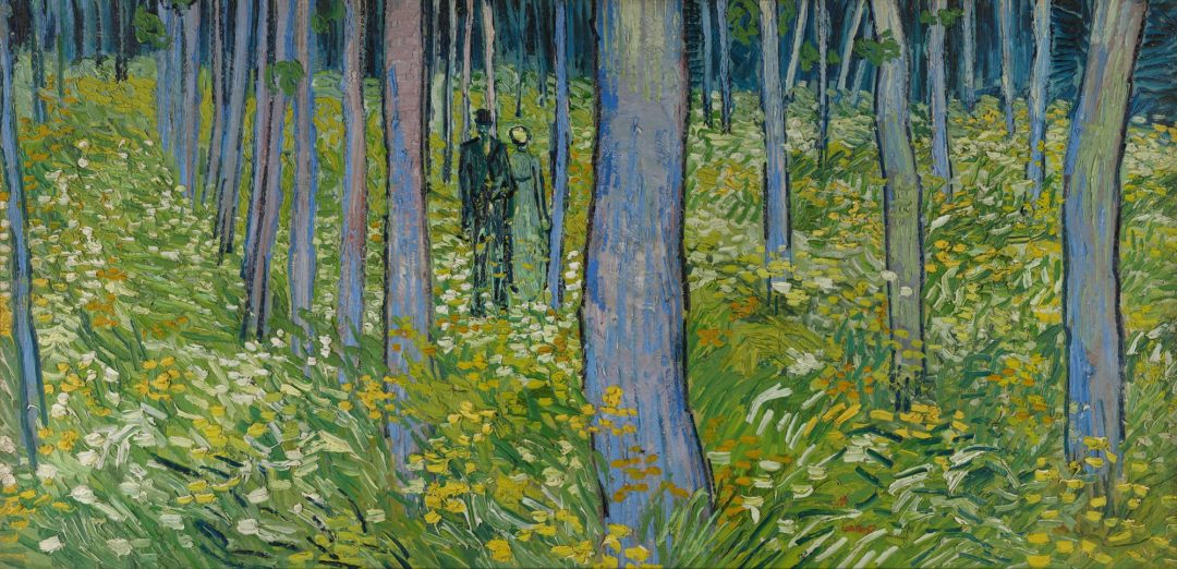 Maleza con dos figuras, Van Gogh, 1890, Cincinnati Art Museum