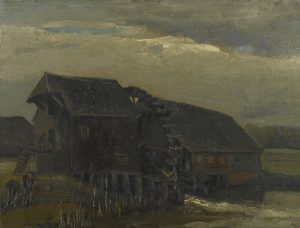 Molino de agua en Opwetten, de Van Gogh