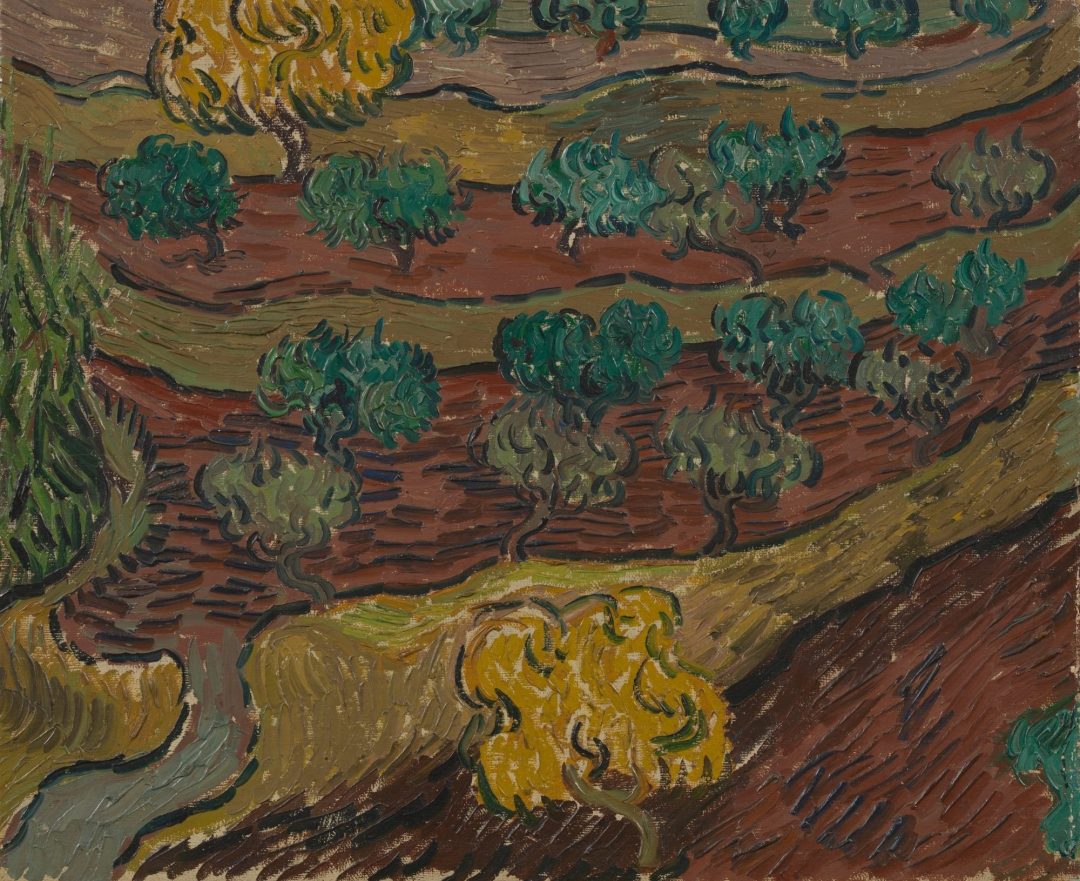 Olivos en una ladera, Van Gogh, Saint-Rémy, 1889, Museo Van Gogh