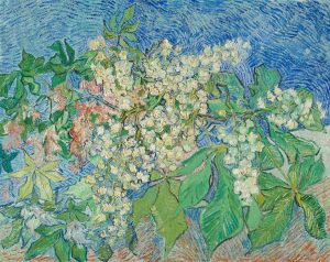 Ramas de castaño en flor, de Van Gogh