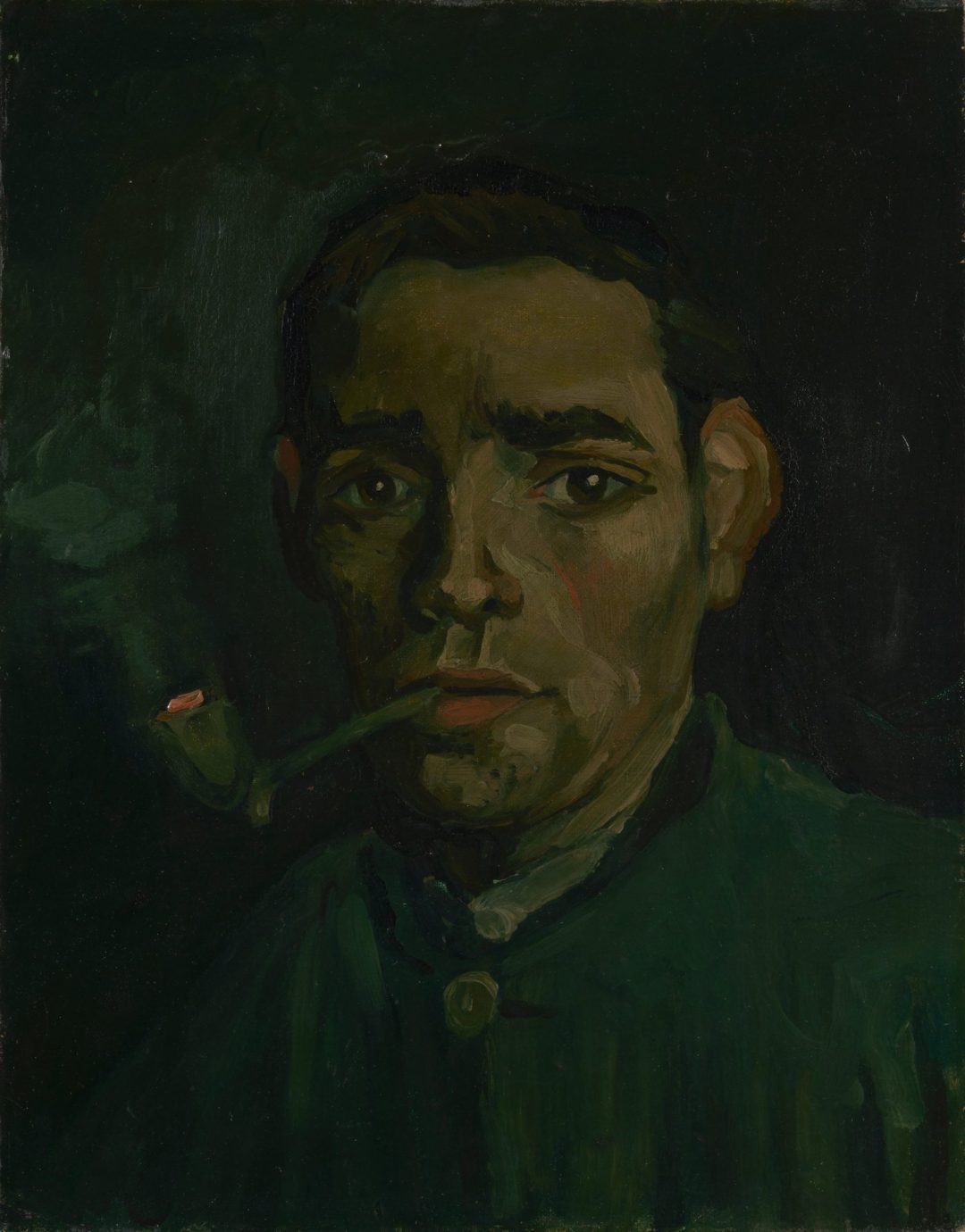 Retrato de hombre, Vincent van Gogh, Nuenen 1884-1885, Museo Van Gogh