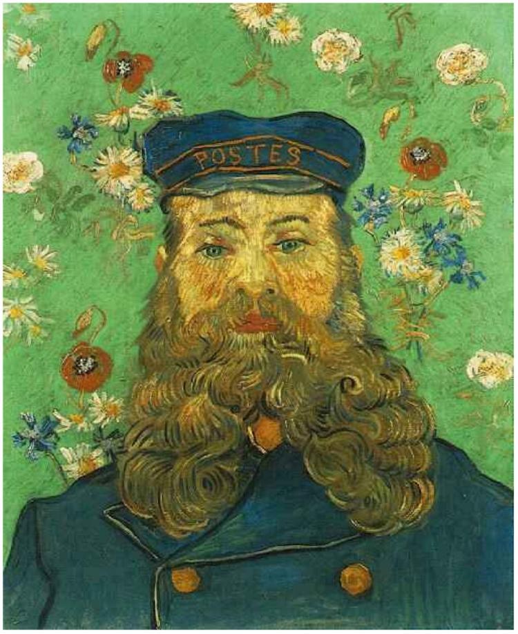 Retrato de Joseph Roulin, Van Gogh, 1889, Kröller-Müller