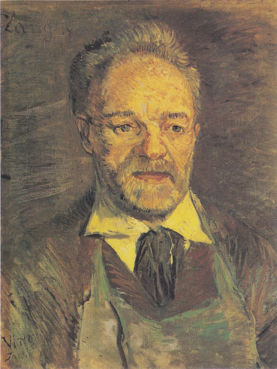 Retrato de Père Tanguy, Van Gogh, 1886-1887, Ny Carlsberg Glyptotek