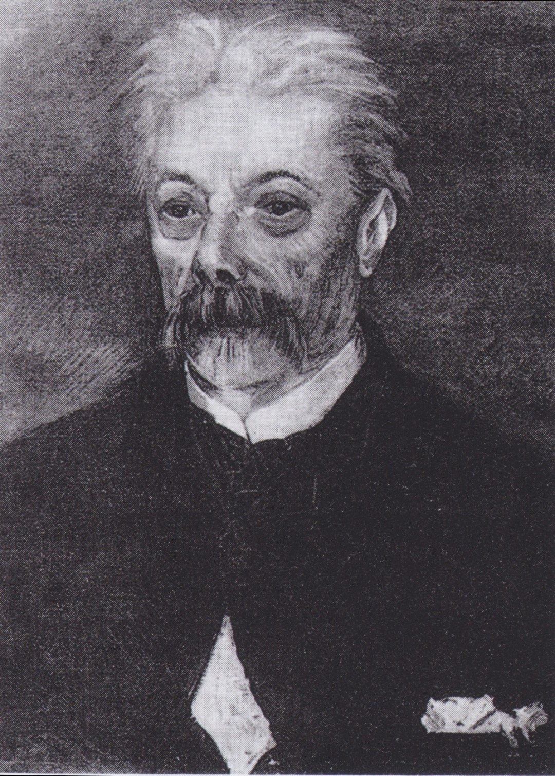 Retrato de un hombre con bigote, Van Gogh, 1886-1887