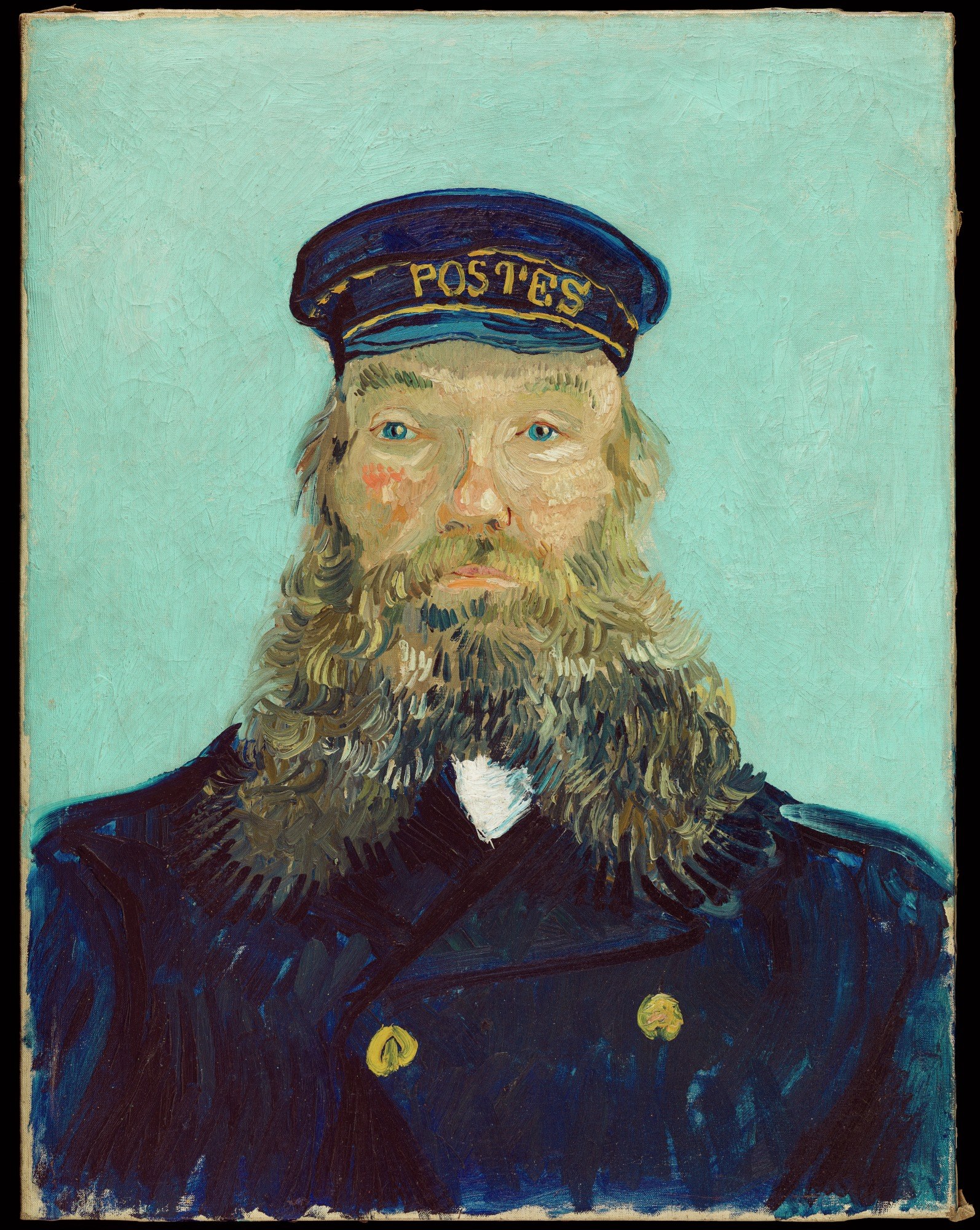 Retrato del cartero Joseph Roulin, Van Gogh, 1888, Detroit