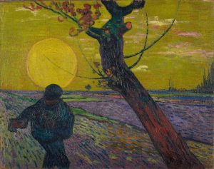 Sembrador a la puesta del sol, de Van Gogh