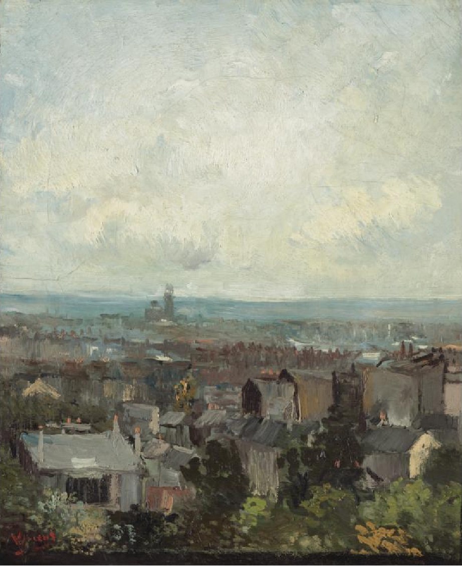 Tejados de París, Van Gogh, 1886, National Gallery of Ireland