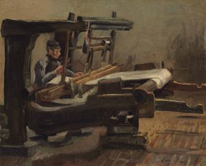 Tecelão olhando para a direita, de Van Gogh