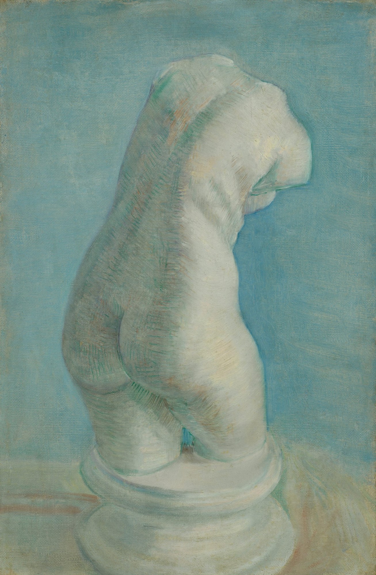 Torso de mujer de yeso, de espaldas, de Van Gogh (París), Museo Van Gogh