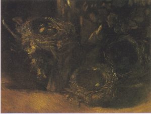 Tres nidos de pájaro, de Van Gogh