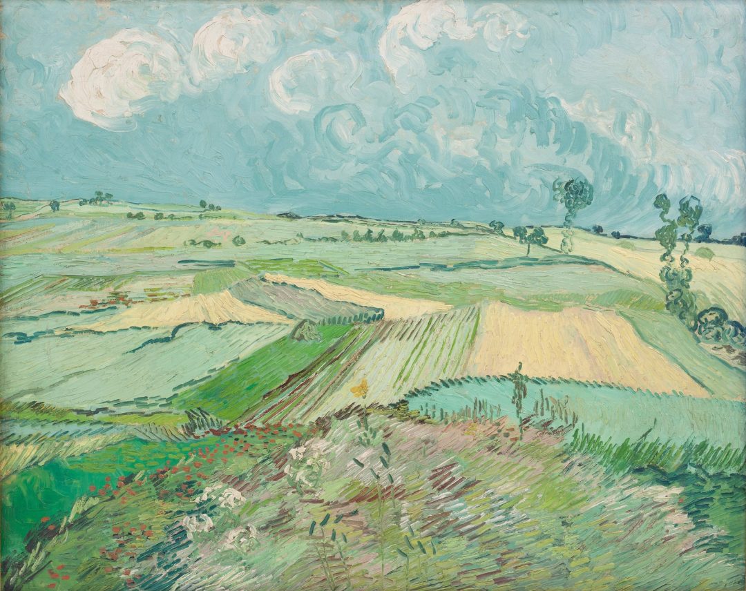 Trigales después de la lluvia (La llanura de Auvers), Vincent van Gogh, 1890, Carnegie Museum of Art