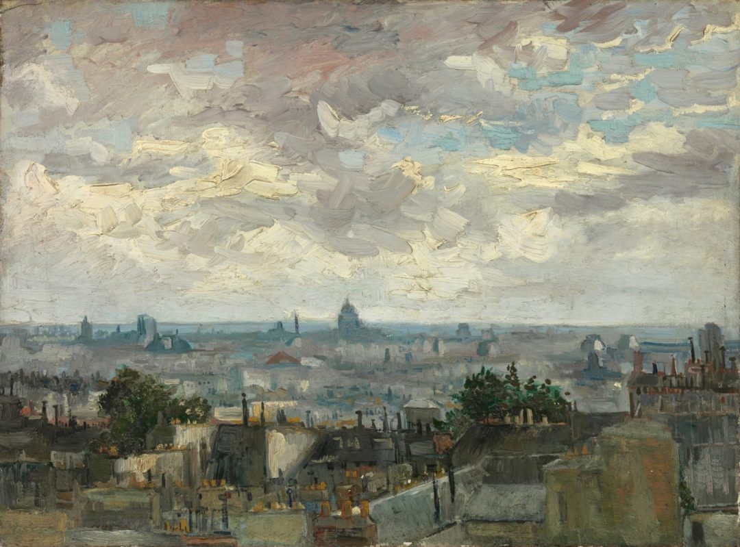 Vista de París, Vincent van Gogh, 1886, Museo Van Gogh