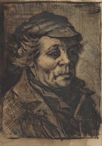Cabeza de hombre, de Van Gogh