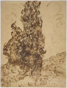 Cipreses, de Van Gogh