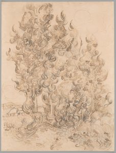 Cipreses, de Van Gogh