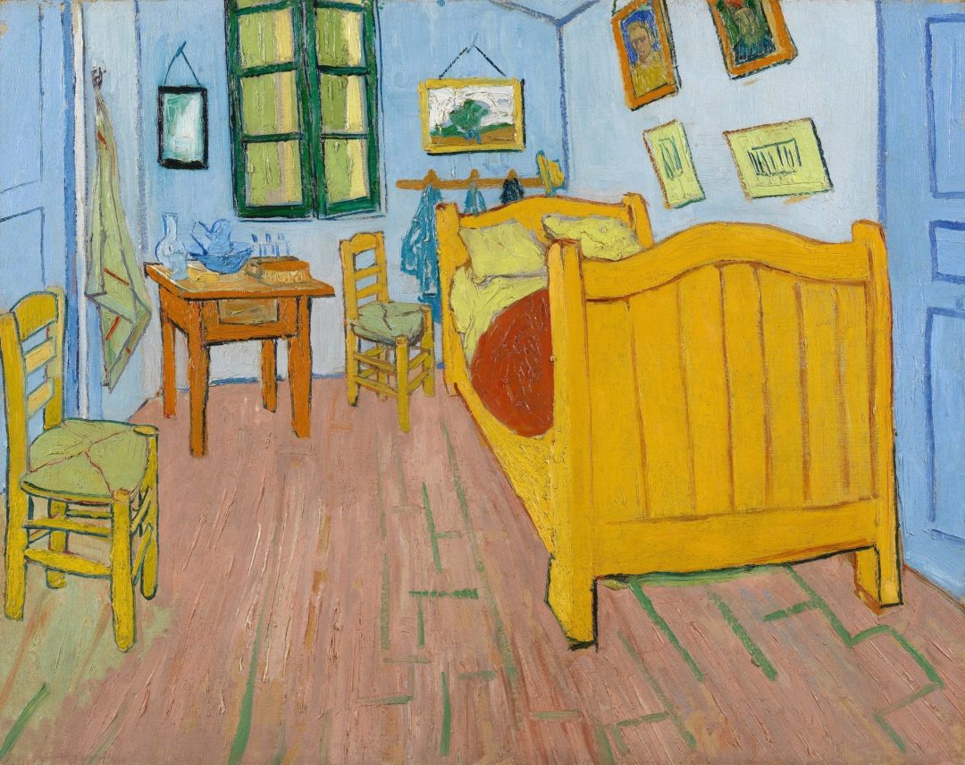 El dormitorio en Arlés, de Vincent van Gogh
