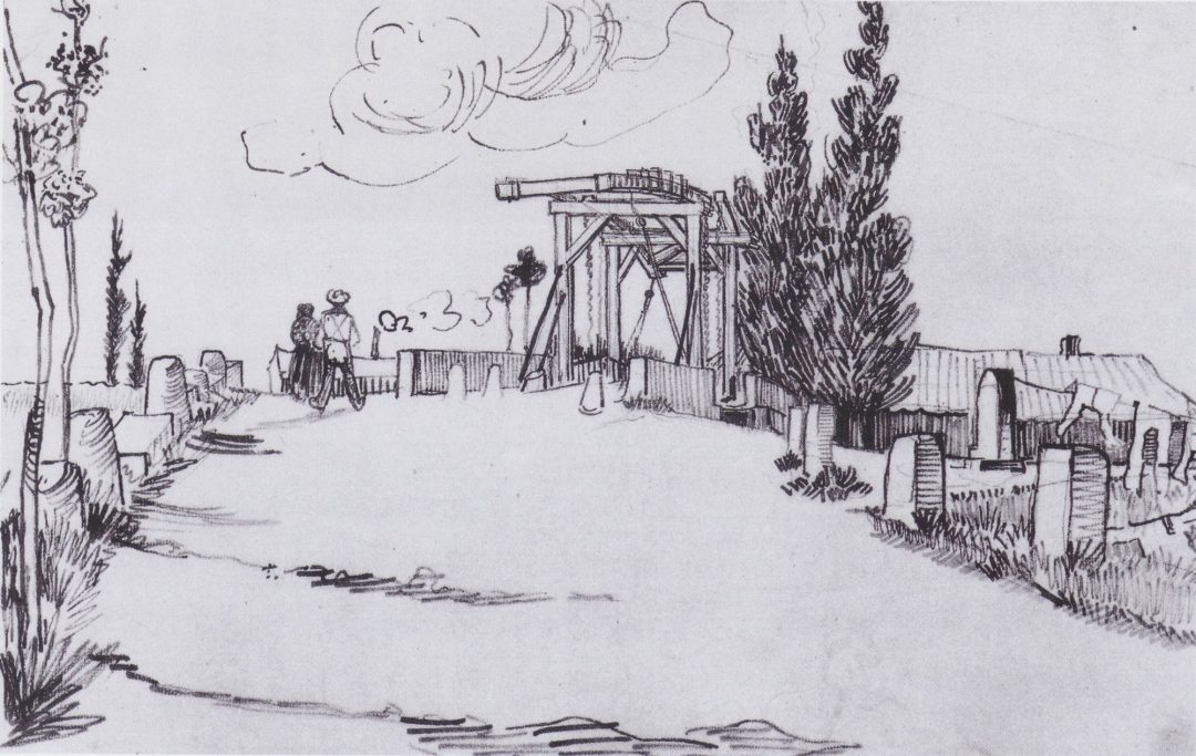 El puente de Langlois visto desde el camino, de Vincent van Gogh