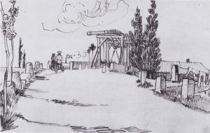 El puente de Langlois en Arlés visto desde el camino, de Van Gogh