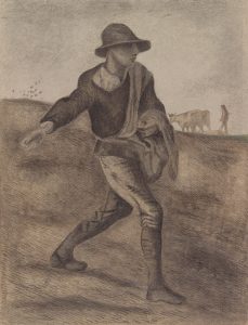 Sembrador (según Millet), de Van Gogh