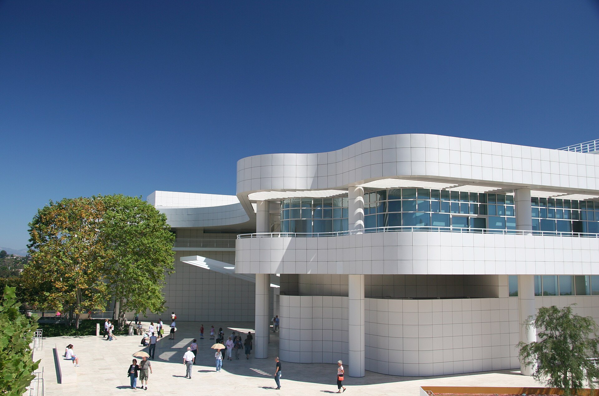 Edificio del J. Paul Getty Museum en Los Ángeles