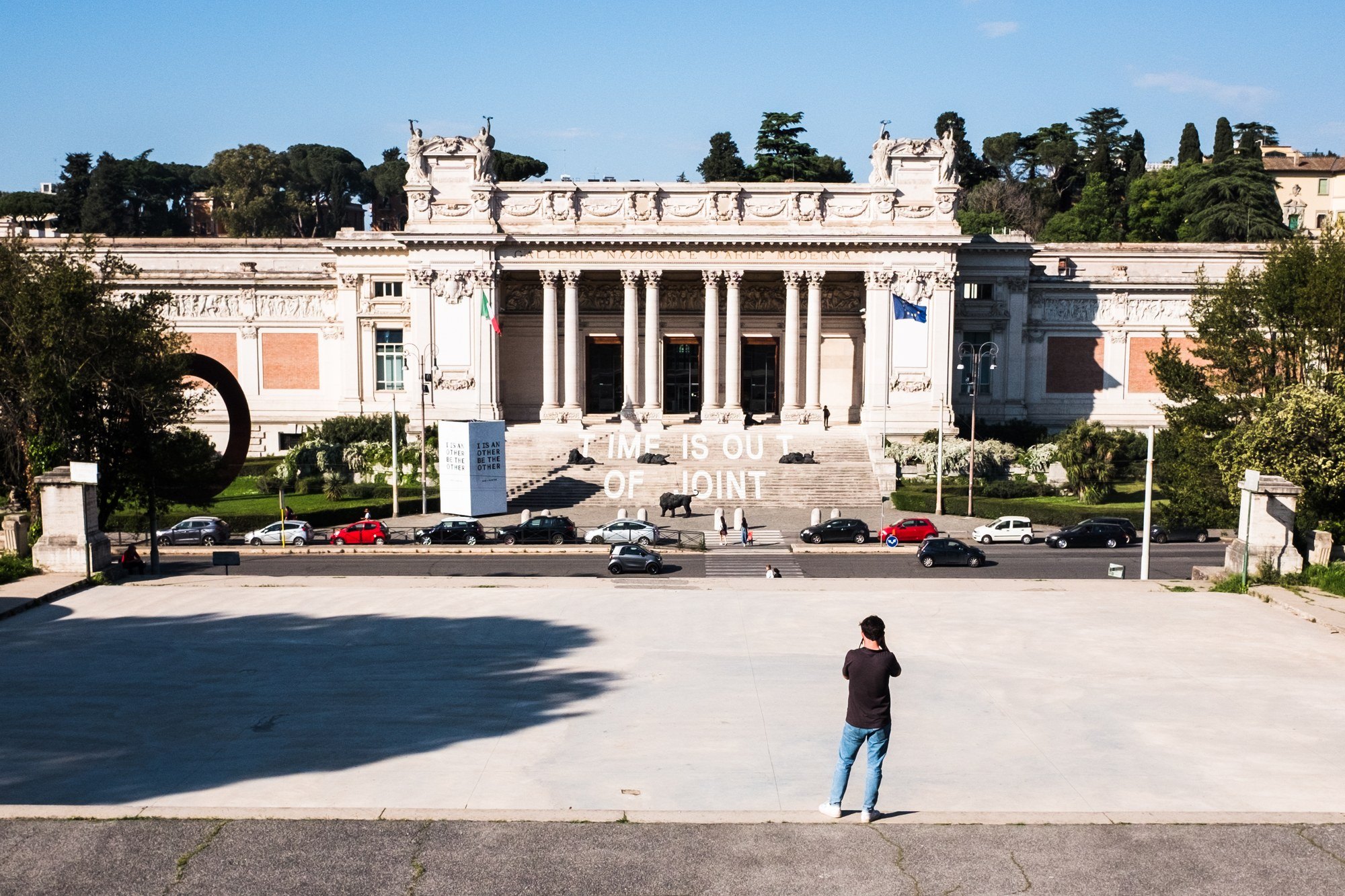 Edificio de la Galleria Nazionale d'Arte Moderna e Contemporanea en Roma